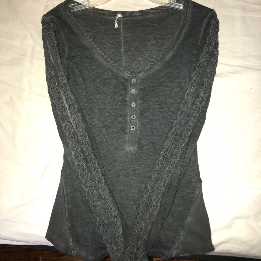 Free People Long Sleeve Shirt size small - Picture 6 of 6